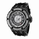 Invicta Subaqua GMT Black and Silver Dial Black Silicone Rubber Men's Watch 16825