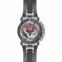 Invicta Subaqua Mechanical Chronograph Silver Dial Grey Polyurethane Grey Ion-plated Men's Watch 18531