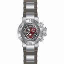 Invicta Subaqua Chronograph Silver Dial Grey Polyurethane Stainless Steel Men's Watch 18525