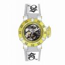 Invicta Subaqua Mechanical Gold Skeleton Silver Silicone Ladies Watch 17140