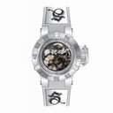 Invicta Subaqua Mechanical Silver Skeleton Silver Silicone Ladies Watch 17137