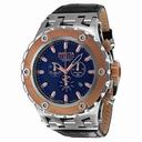 Invicta Subaqua Reserve Chronograph Blue Dial Rose Gold-tone Men's Watch 10080