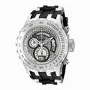 Invicta Subaqua Reserve Chronograph Silver Dial Black Polyurethane Men's Watch 18548