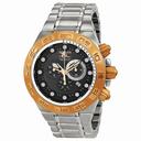 Invicta Subaqua Sport Chronograph Black Dial Stainless Steel Men's Watch 1529