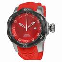 Invicta Venom Automatic Red Dial Red Silicone Strap Men's Watch 19302
