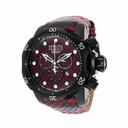 Invicta Venom Black and Red Dial Men's Chronograph Watch 19004
