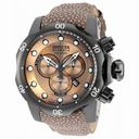 Invicta Venom Bronze Dial Brown Leather Men's Chronograph Watch 18307