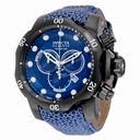Invicta Venom Chonograph Blue Dial Blue Leather Men's Watch 18306