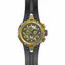 Invicta Venom Chronograph Black and Gold Dial Black Silicone Men's Watch 18452