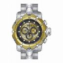 Invicta Venom Chronograph Black and Gold Dial Stainless Steel Men's Watch 14400
