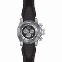 Invicta Venom  Chronograph Black and Silver Dial Black Silicone Men's Watch 20439