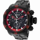 Invicta Venom Chronograph Black Dial Black Ion-plated Men's Watch 1599