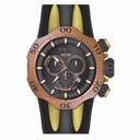 Invicta Venom Chronograph Black Dial Black Polyurethane Band Men's Watch 13916