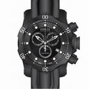 Invicta Venom Chronograph Black Dial Black Polyurethane Men's Watch 80579