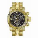 Invicta Venom Chronograph Black Dial Gold-plated Stainless Steel Men's Watch 17634