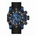 Invicta Venom Chronograph Blue Dial Black Leather Men's Watch 15988