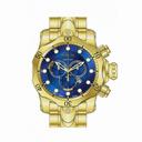 Invicta Venom Chronograph Blue Dial Gold Ion-plated Men's Watch 14504