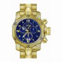 Invicta Venom Chronograph Blue Dial Gold-plated Stainless Steel Men's Watch 17635