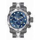 Invicta Venom Chronograph Blue Dial Gunmetal Ion-plated Men's Watch 13877