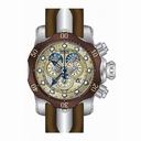 Invicta Venom Chronograph Champagne Dial Brown Polyurethane Men's Watch 14461