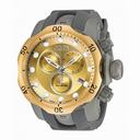Invicta Venom Chronograph Champagne Dial Grey Silicone Men's Watch 16986