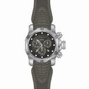 Invicta Venom Chronograph Grey Dial Grey Silicone Men's Watch 19011