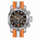 Invicta Venom Chronograph Grey Dial Orange Polyurethane Band Men's Watch 14003