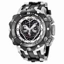 Invicta Venom Chronograph Gunmetal Dial Black Silicone Men's Watch 20427