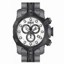 Invicta Venom Chronograph White Dial Black and Gunmetal Ion-plated Men's Watch 80686