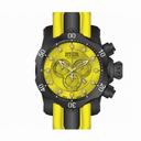 Invicta Venom Chronograph Yellow Sunray Dial Yellow Rubber Strap Men's Watch 11968