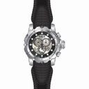 Invicta Venom Chronopgraph Silver and Black Dial Black Silicone Men's Watch 20395