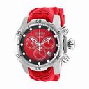 Invicta Venom Red Dial Men's Red Leather Chronograph Watch 19009