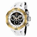 Invicta Venom Reserve Chronograph Black and White Dial White Polyurethane Men's Watch 16991