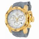 Invicta Venom Silver Dial Grey Silicone Men's Watch 19919