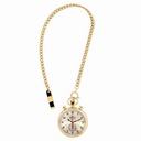 Invicta Vintage Champagne Dial Gold-tone Pocket Watch with a Gold-tone Chain 19672