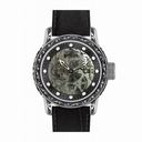 Invicta Vintage Mechanical Skeletal Dial Black Leather Men's Watch 18600