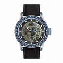 Invicta Vintage Mechanical Skeleton Dial Black Leather Men's Watch 18601