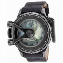 Invicta Vintage Mother of Pearl Dial Black Leather Men's Watch 18591