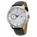 Invicta Vintage Silver Dial Black Leather Strap Men's Watch 12218