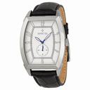 Invicta Vintage Silver Dial Stainless Steel Black Leather Men's Watch 12208