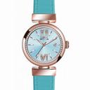Invicta Wildflower Blue Dial Blue Leather Ladies Watch 15544