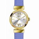 Invicta Wildflower Silver Dial Purple Leather Ladies Watch 15543