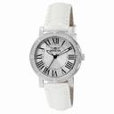 Invicta Wildflower White Dial White Leather Ladies Watch 14891
