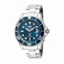 Invictya Pro Diver Automastic Blue Dial Stainless Steel Men's Watch 18160
