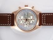 IWC Antoine Saint-Exupery IW371711 42mm Brown Cow Leather Strap White Dial Watch