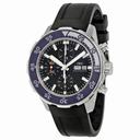 IWC Aquatimer Chronograph Automatic Black Dial Black Rubber Men's Watch 3767-11BLK