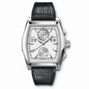 IWC Da Vinci Silver Dial Black leather Chronograph Men's Watch IW376106