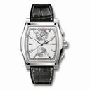 IWC Da Vinci Silver Dial Black Leather Men's Watch IW376416
