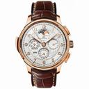 IWC Grande Complication Silver Dial 18k Rose Gold Brown Leather Automatic Men's Watch IW377402