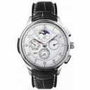 IWC Grande Complication Silver Dial Black Leather Automatic Men's Watch IW377401